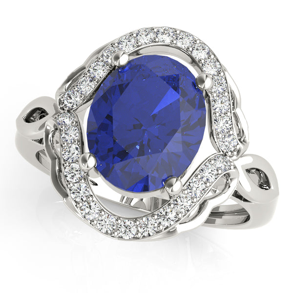Oval Gemstone Fashion Ring · 0.21 ct tw