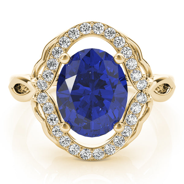 Oval Gemstone Fashion Ring · 0.21 ct tw