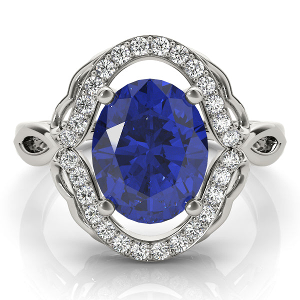 Oval Gemstone Fashion Ring · 0.21 ct tw