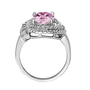 Oval Gemstone Fashion Ring · 0.34 ct tw