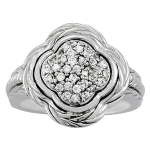 Diamond Cluster Fashion Ring · 0.31 ct tw