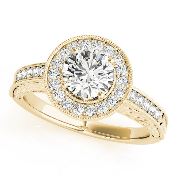 Round Halo Diamond Fashion Ring · 1.56 ct tw