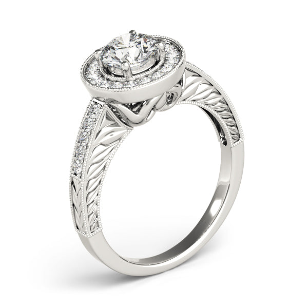Round Halo Diamond Fashion Ring · 1.56 ct tw