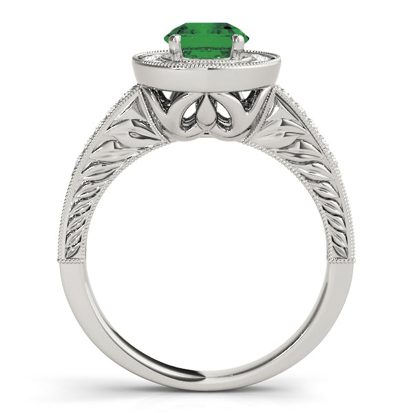 Round Halo Diamond Fashion Ring · 0.48 ct tw