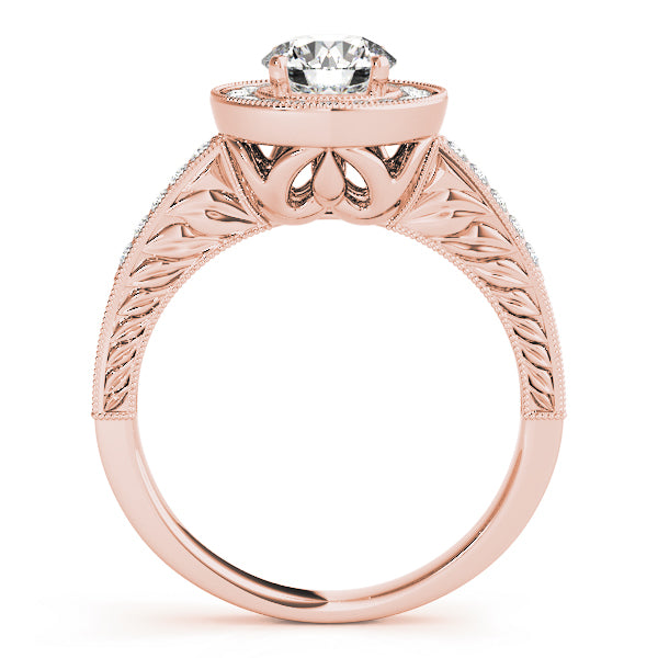 Round Halo Diamond Fashion Ring · 0.48 ct tw