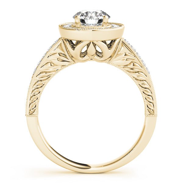 Round Halo Diamond Fashion Ring · 1.08 ct tw
