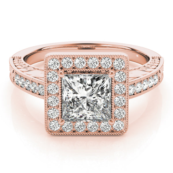 Square Halo & Cushion Diamond Fashion Ring · 2.10 ct tw