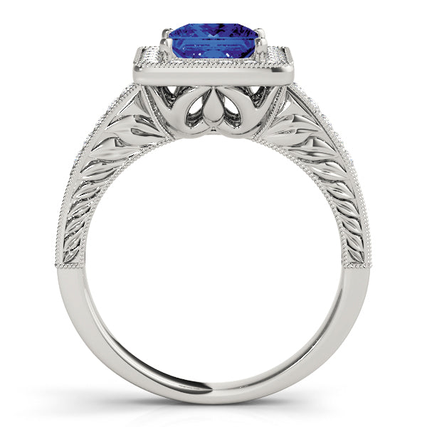 Square Halo & Cushion Diamond Fashion Ring · 1.65 ct tw