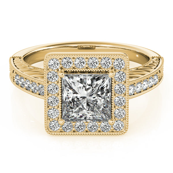 Square Halo & Cushion Diamond Fashion Ring · 1.65 ct tw