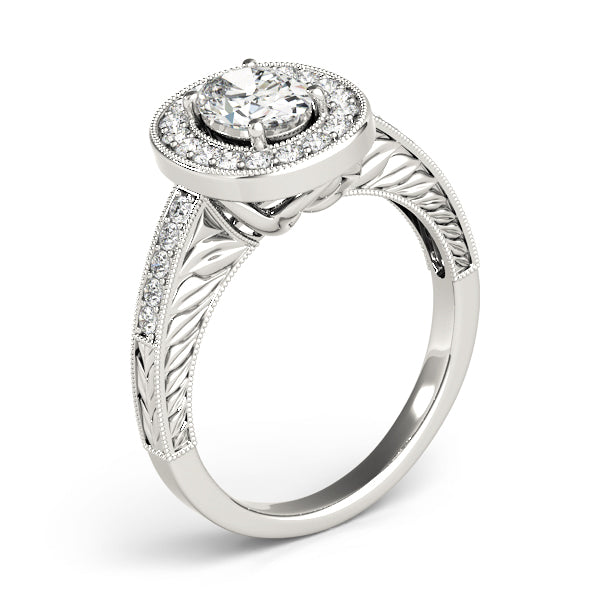 Oval Halo Diamond Fashion Ring · 0.28 ct tw