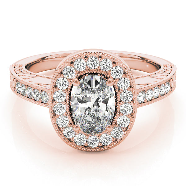Oval Halo Diamond Fashion Ring · 0.32 ct tw