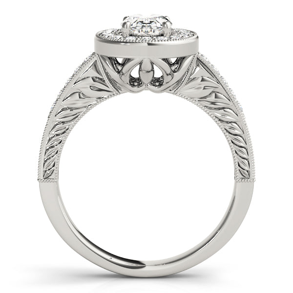 Oval Halo Diamond Fashion Ring · 0.28 ct tw