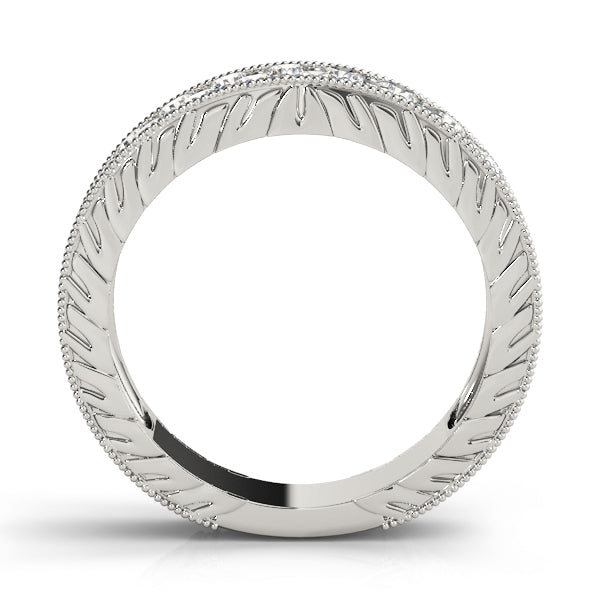 Pave Diamond Wedding Band · 0.36 ct tw