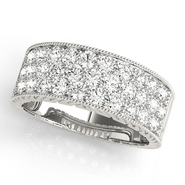 Pave Diamond Wedding Band · 0.55 ct tw
