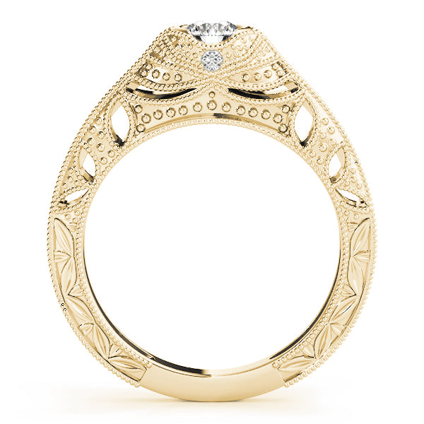 Round Antique Diamond Engagement Ring · 0.35 ct tw