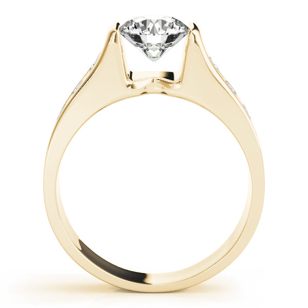Round Single Row Channel Set Diamond Engagement Ring · 1.40 ct tw