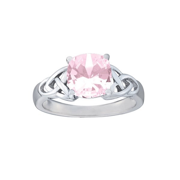 Cushion Princess Gemstone Fashion Ring
