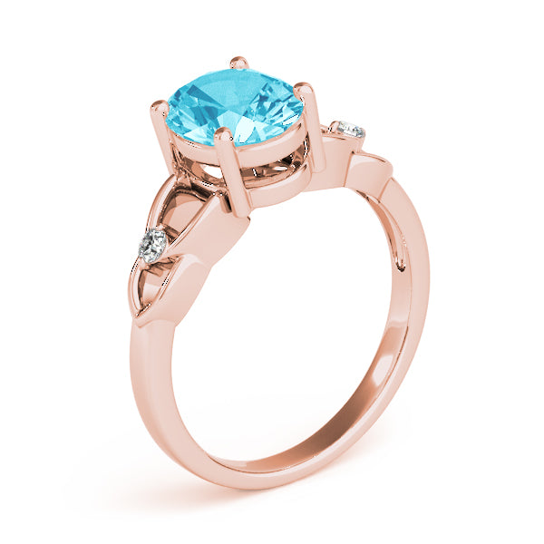 Oval Gemstone Fashion Ring · 0.06 ct tw