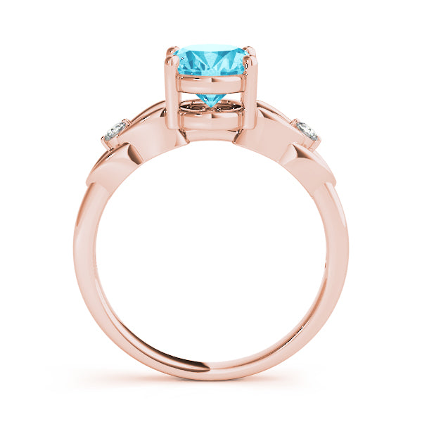 Oval Gemstone Fashion Ring · 0.06 ct tw