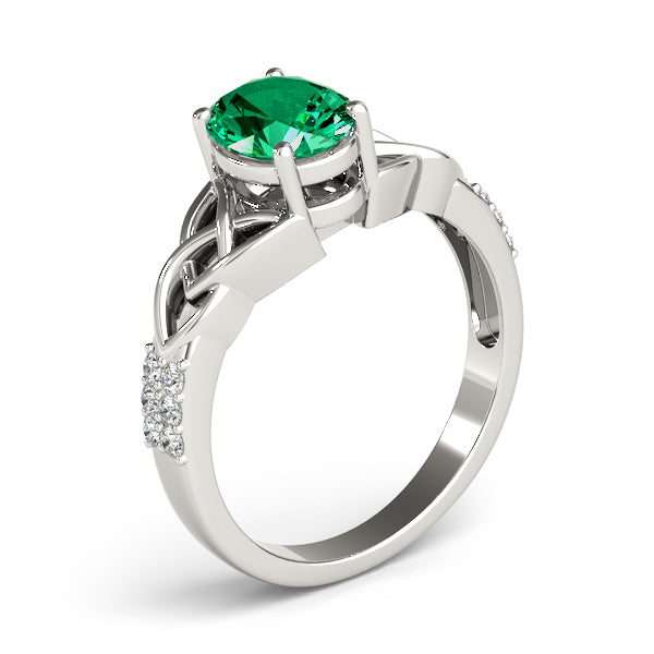 Oval Gemstone Fashion Ring · 0.18 ct tw