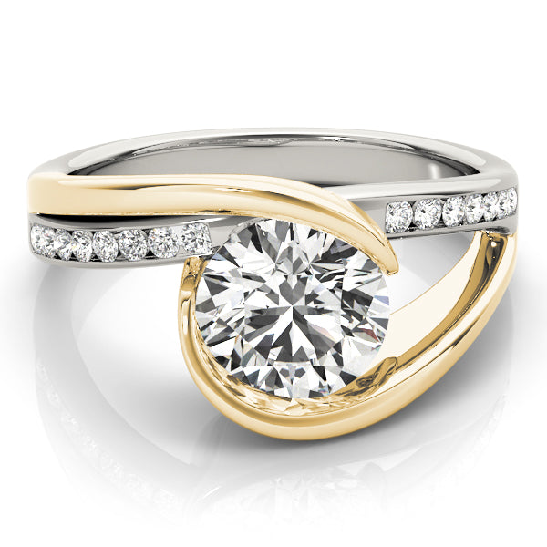 Round Bypass Diamond Engagement Ring · 1.69 ct tw