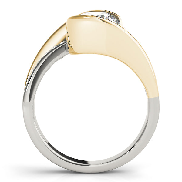 Round Bypass Diamond Engagement Ring · 1.19 ct tw