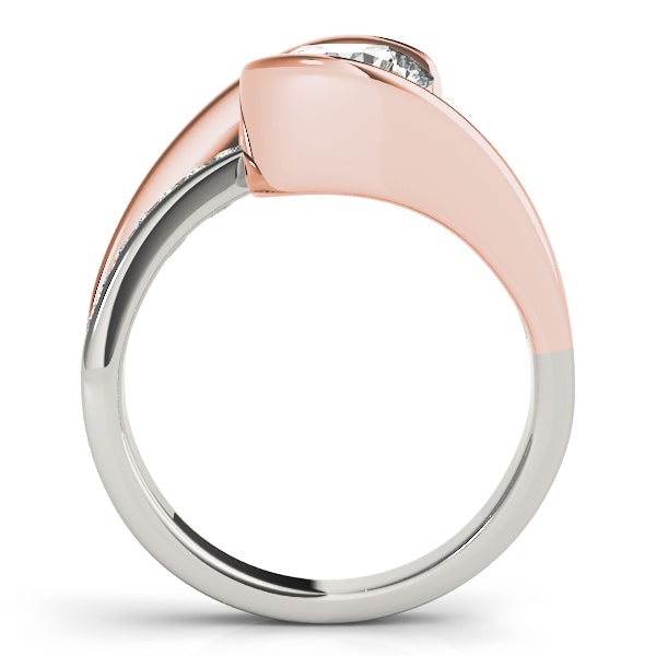 Round Bypass Diamond Engagement Ring · 1.19 ct tw