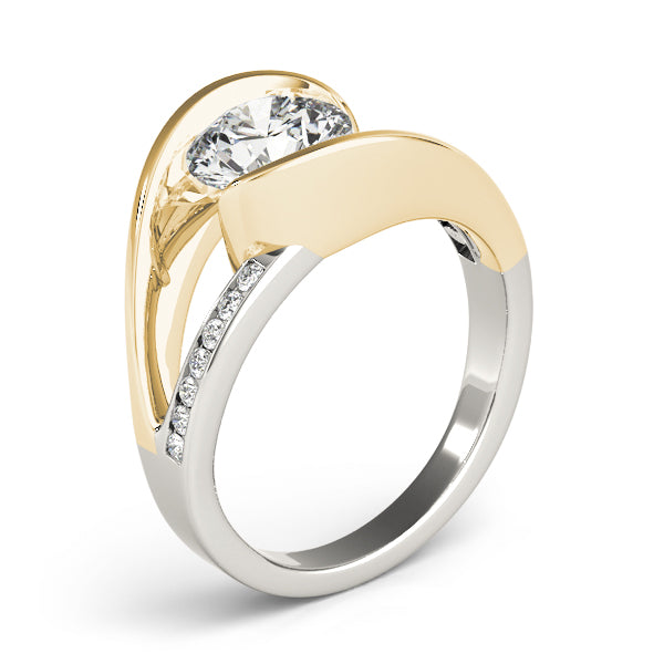 Round Bypass Diamond Engagement Ring · 1.69 ct tw