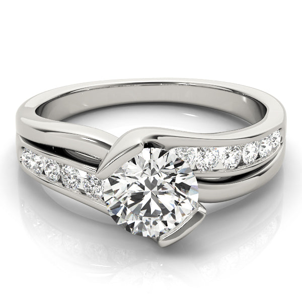 Round Bypass Diamond Engagement Ring · 1.25 ct tw