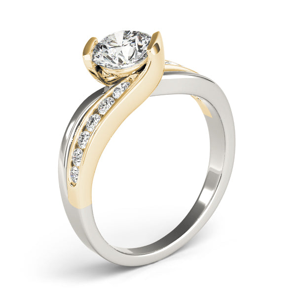 Round Bypass Diamond Engagement Ring · 1.25 ct tw