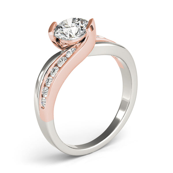Round Bypass Diamond Engagement Ring · 1.25 ct tw