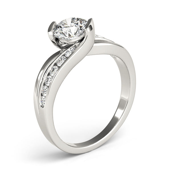 Round Bypass Diamond Engagement Ring · 1.75 ct tw