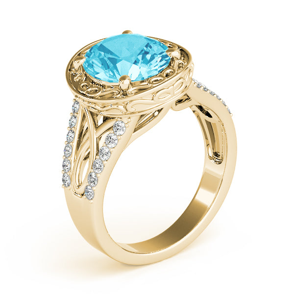 Oval Split Shank Design Diamond Fashion Ring · 0.24 ct tw
