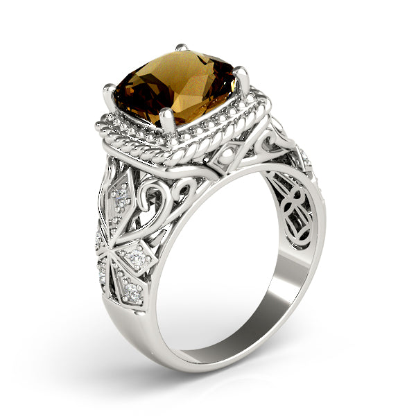 Cushion 9mm Diamond Fashion Ring · 0.08 ct tw