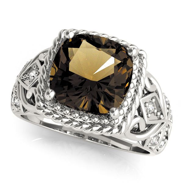 Cushion 9mm Diamond Fashion Ring · 0.08 ct tw