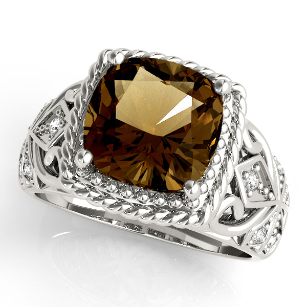 Cushion 9mm Diamond Fashion Ring · 0.08 ct tw