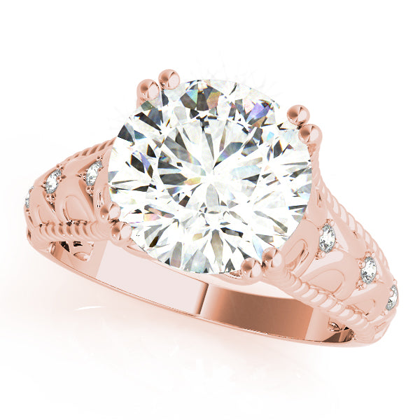 Round 10mm Shank Design Diamond Fashion Ring · 3.55 ct tw