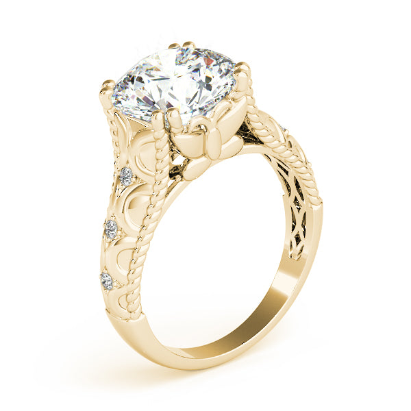 Round 10mm Shank Design Diamond Fashion Ring · 3.55 ct tw