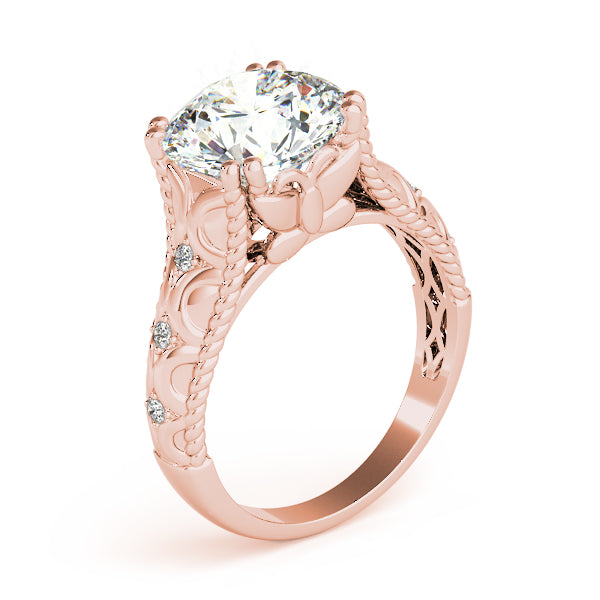 Round 10mm Shank Design Diamond Fashion Ring · 3.55 ct tw