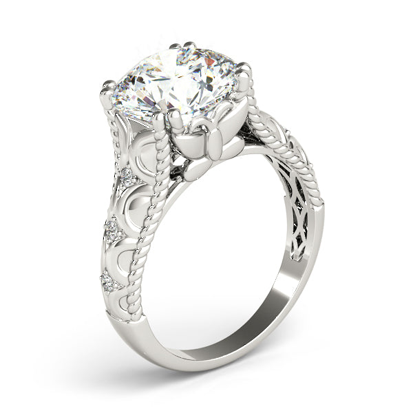 Round 10mm Shank Design Diamond Fashion Ring · 3.55 ct tw