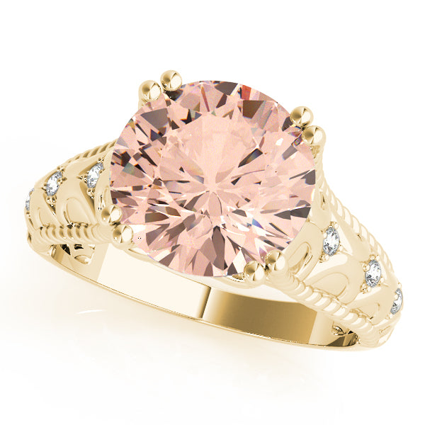 Round 10mm Shank Design Diamond Fashion Ring · 3.55 ct tw