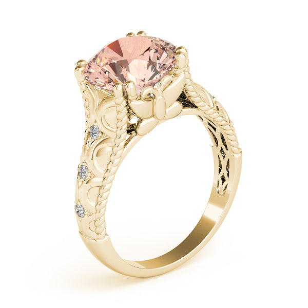 Round 10mm Shank Design Diamond Fashion Ring · 3.55 ct tw