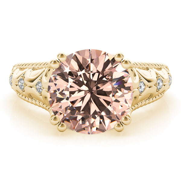 Round 10mm Shank Design Diamond Fashion Ring · 3.55 ct tw
