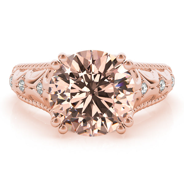 Round 10mm Shank Design Diamond Fashion Ring · 3.55 ct tw