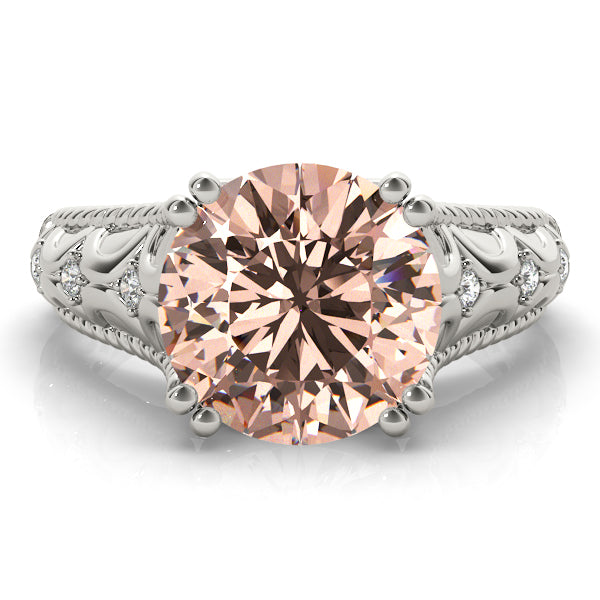 Round 10mm Shank Design Diamond Fashion Ring · 3.55 ct tw