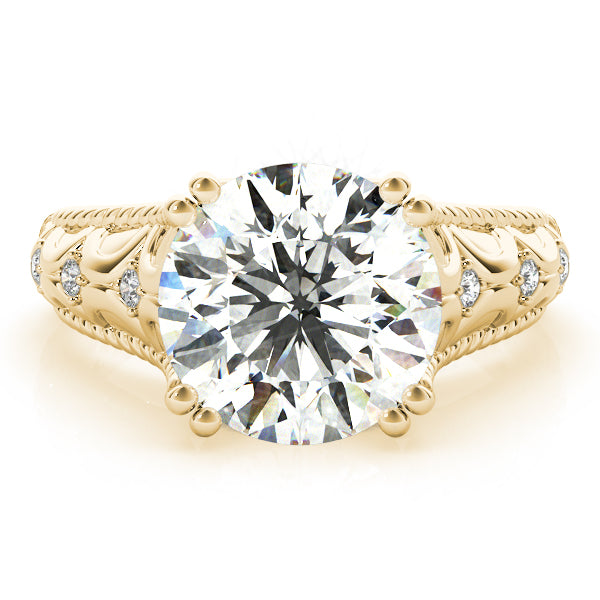 Round 10mm Shank Design Diamond Fashion Ring · 3.55 ct tw
