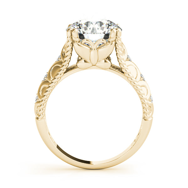 Round 10mm Shank Design Diamond Fashion Ring · 3.55 ct tw