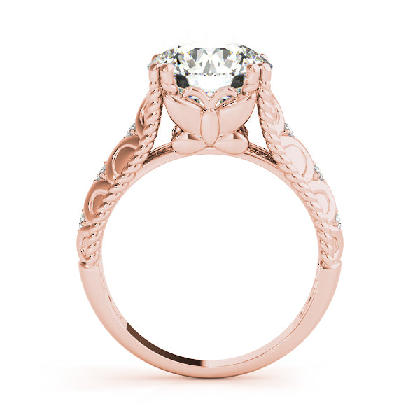 Round 10mm Shank Design Diamond Fashion Ring · 3.55 ct tw