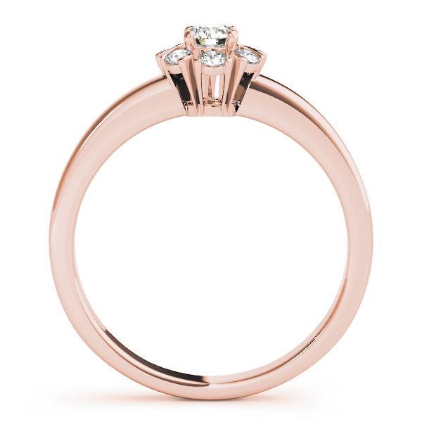 Round Cluster Split Prongs Diamond Ring · 0.26 ct tw