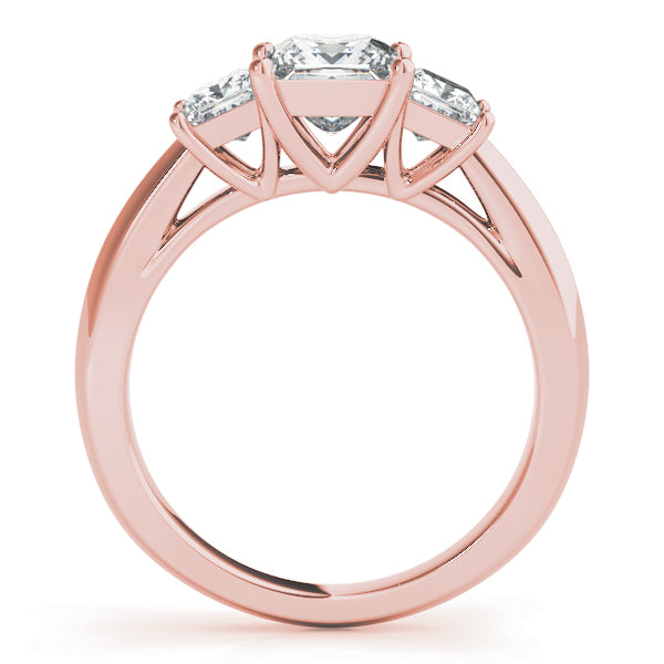 Square Three-Stone Princess Cut Diamond Engagement Ring · 1.27 ct tw